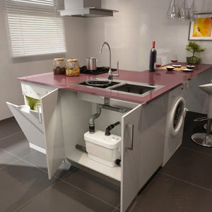 Crea una cocina, o lavandería donde quieras, incluso en un sótano